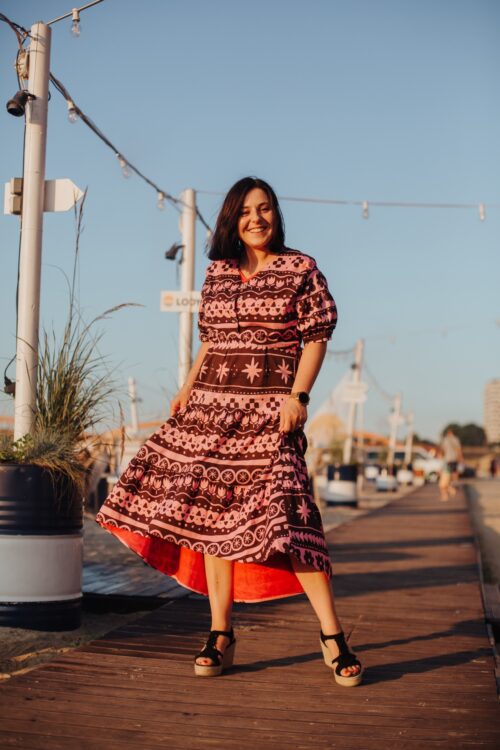 Multifunkcyjna sukienka ciążowa So? Pink!